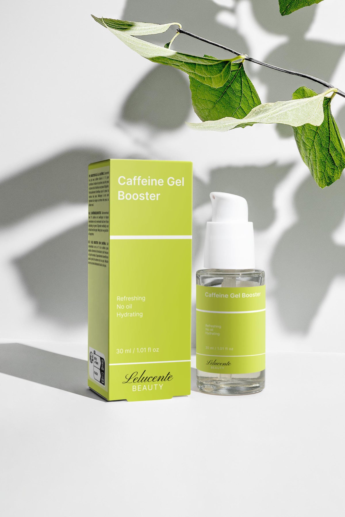 Lelucente Gel Booster alla Caffeina – Risveglia la tua pelle