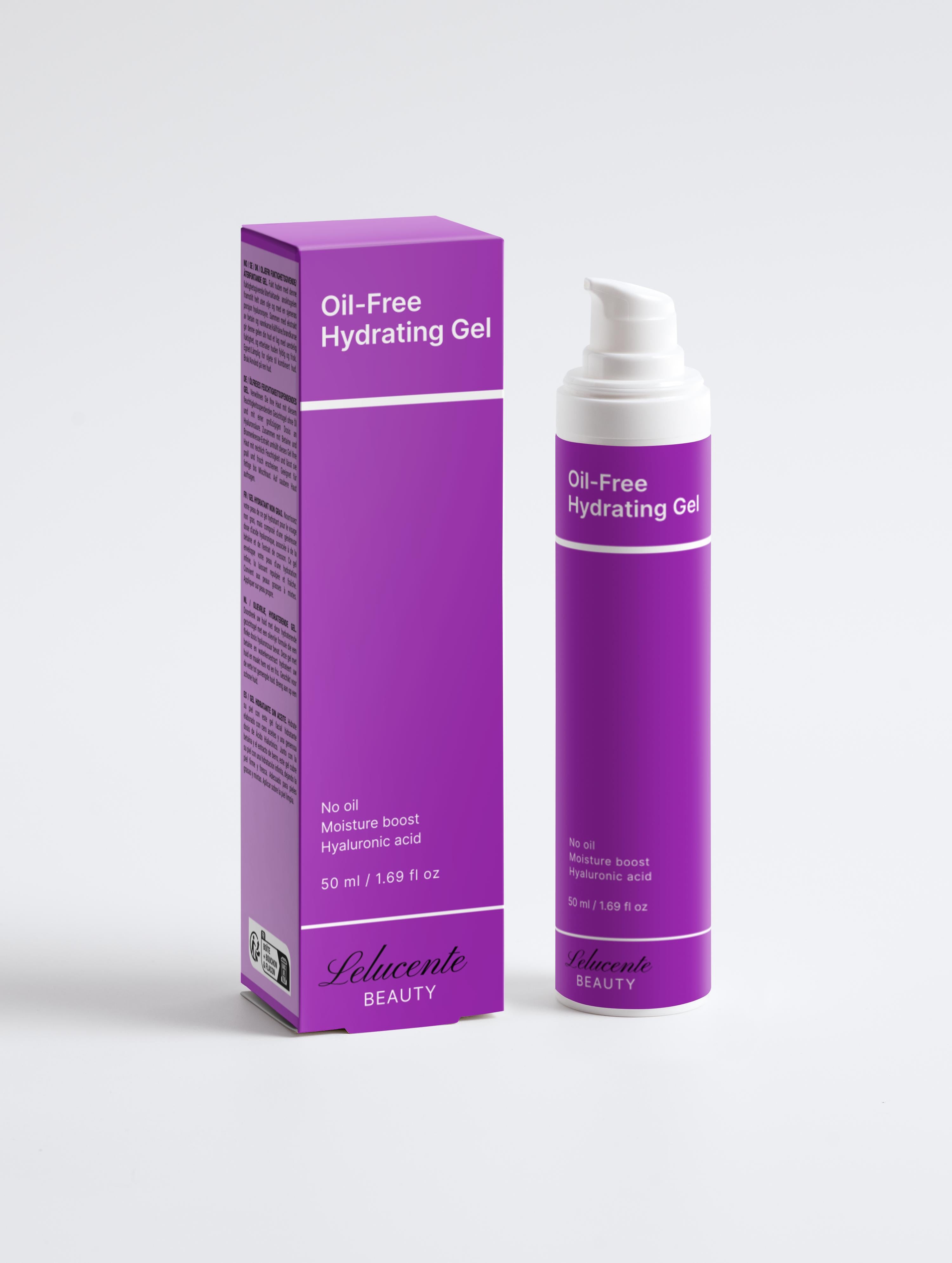 Gel idratante oil-free all'Acido Ialuronico